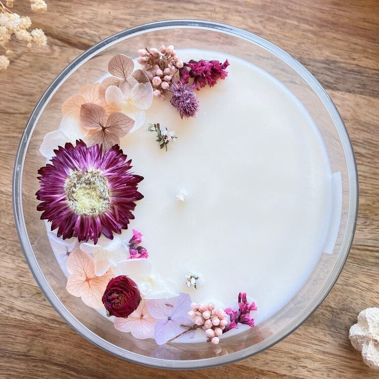 Morie 澳洲手作蠟燭 Floral Collection - 香檳&草莓