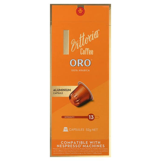 Vittoria Oro® 澳洲精品維多利亞咖啡膠囊10入 (Nespresso適用)