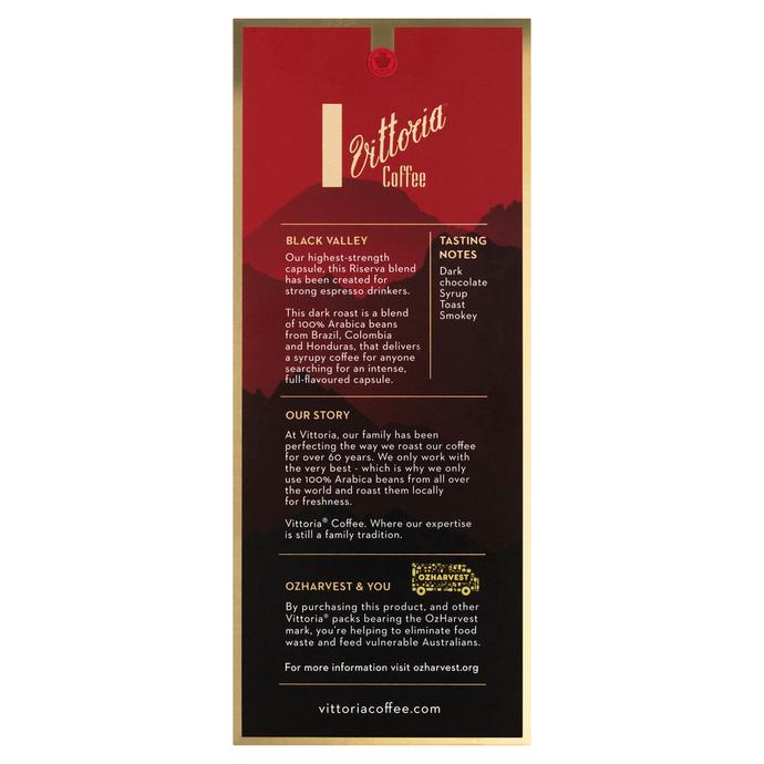 Vittoria Riserva Black Valley 澳洲精品維多利亞咖啡膠囊10入 (Nespresso適用)