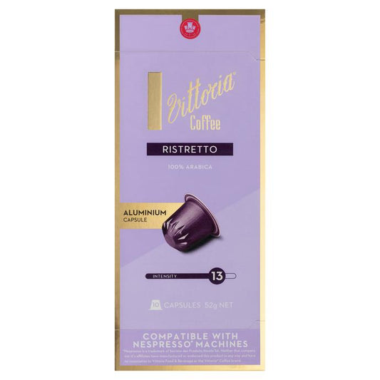 Vittoria Ristretto 澳洲精品維多利亞咖啡膠囊10入 (Nespresso適用)