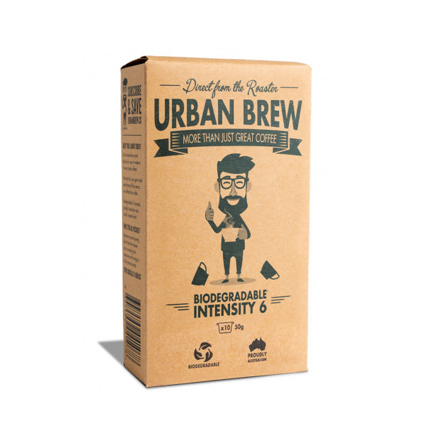 Urban Brew Coffee MEDIUM INTENSITY 6 澳洲咖啡膠囊 10入(Nespresso適用)