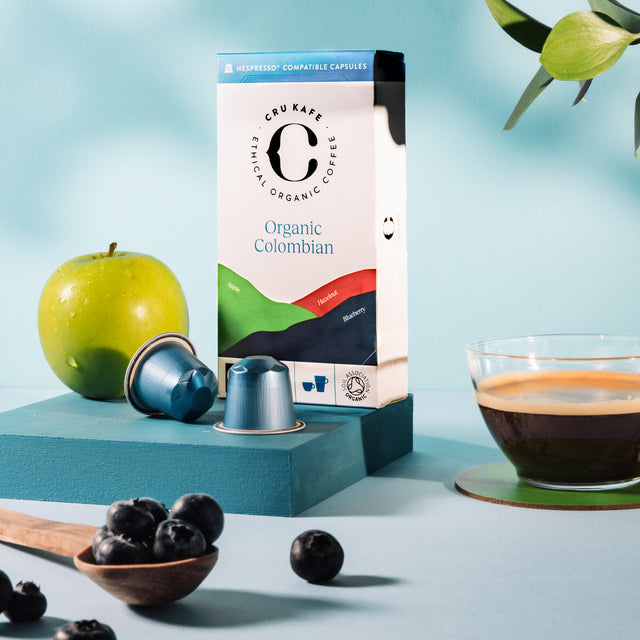 CRU KAFE 英國原裝有機咖啡膠囊-哥倫比亞 10入(Nespresso適用) - Colombian