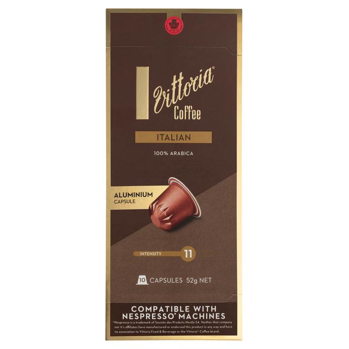 Vittoria Coffee Italian 澳洲精品維多利亞咖啡膠囊10入 (Nespresso適用)