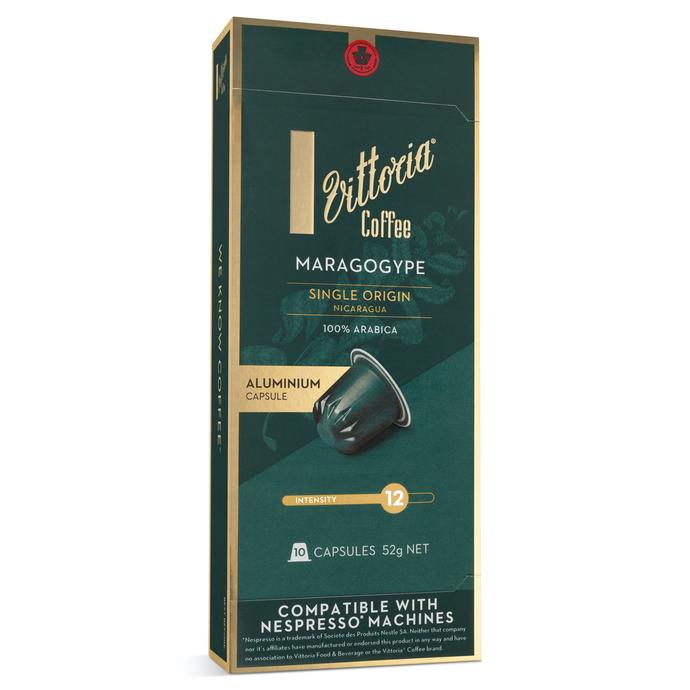 Vittoria Single Origin Maragogype 澳洲精品維多利亞咖啡膠囊10入 (Nespresso適用)