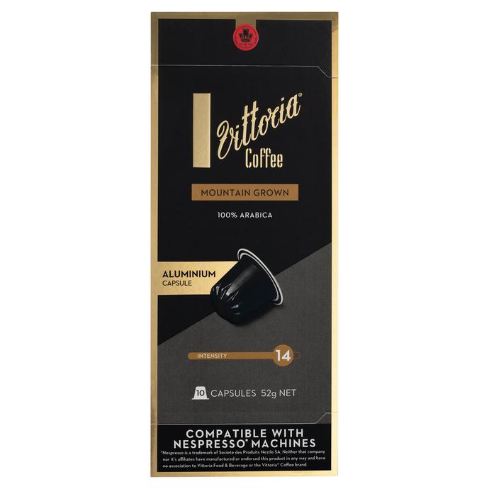 Vittoria Mountain Grown 澳洲精品維多利亞咖啡膠囊10入 (Nespresso適用)
