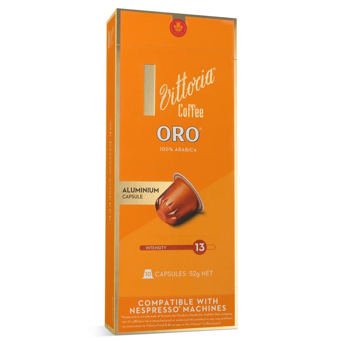 Vittoria Oro® 澳洲精品維多利亞咖啡膠囊10入 (Nespresso適用)